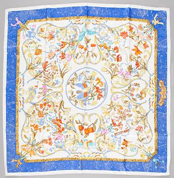 436. A silk scarf "Pierres d'Orient et d'Occident" by Hermès.