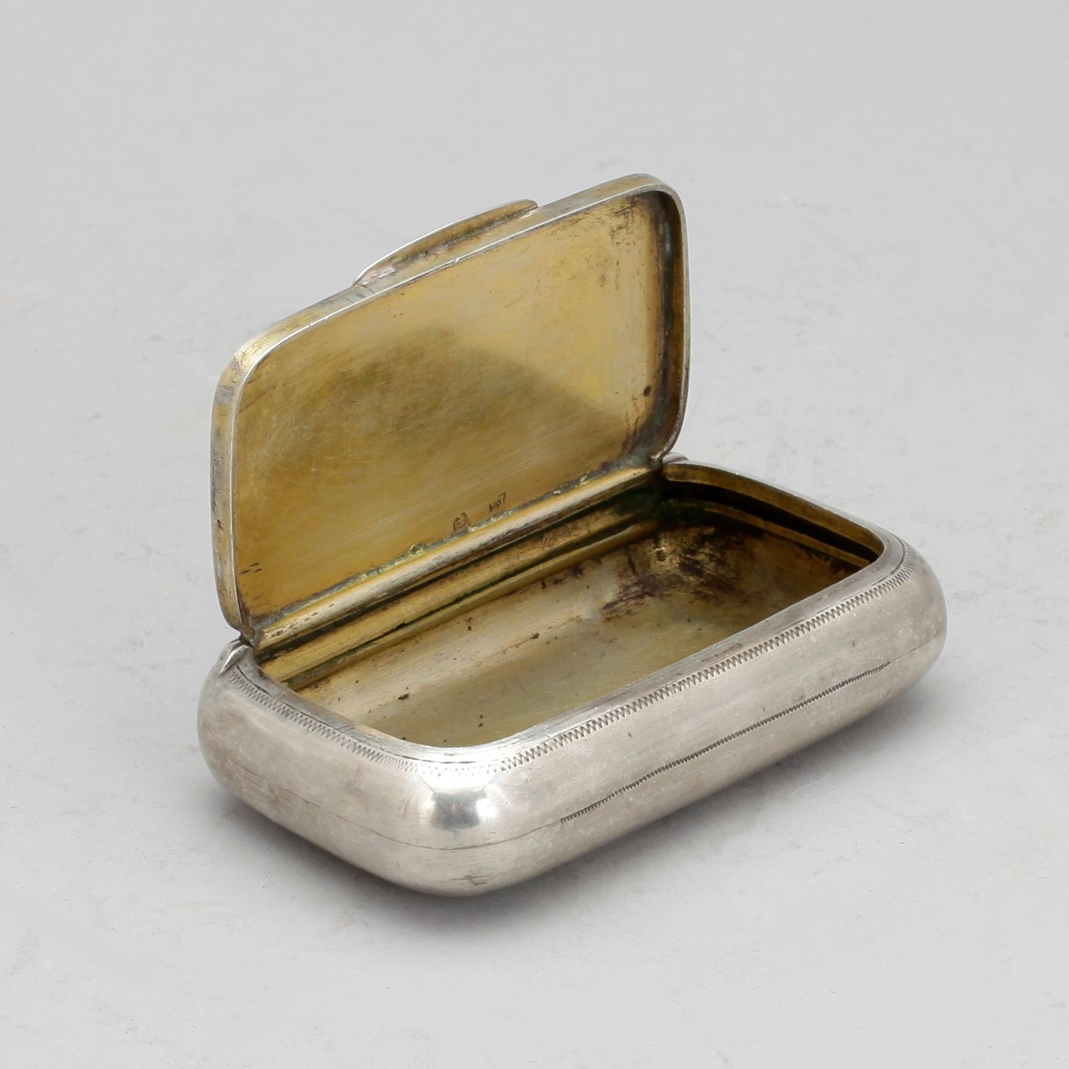 DOSA, silver, St Petersburg, 1881. Vikt ca 112 gram.
