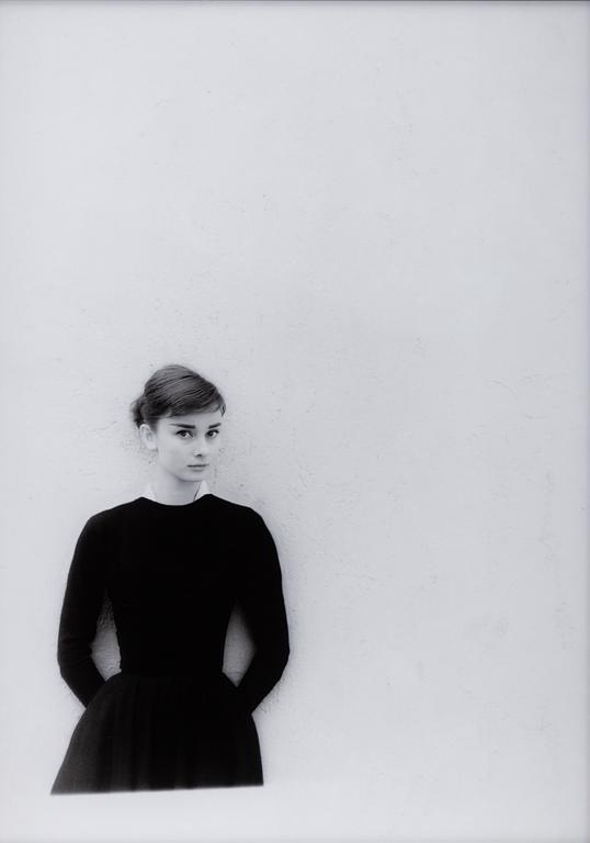 Per-Olow Anderson, "Audrey Hepburn photographed on the set for War and Peace, 1955".