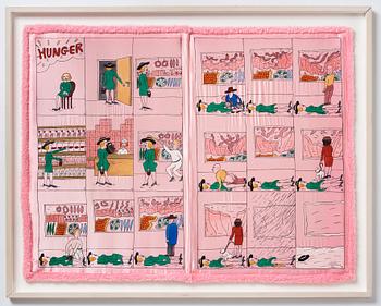 Marie-Louise Ekman, "Hunger/Pink Silk Book".