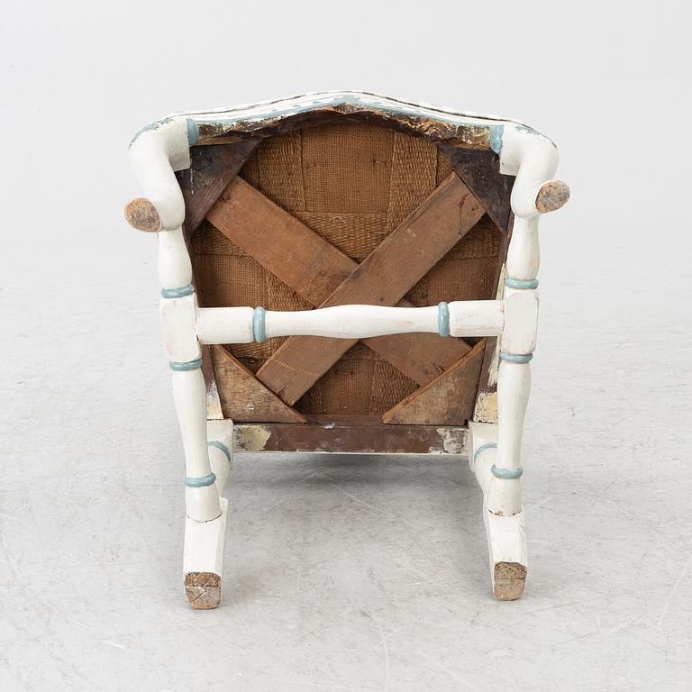 Chair, Stockholm manufacture, latter part of the 18th century, Rococo.