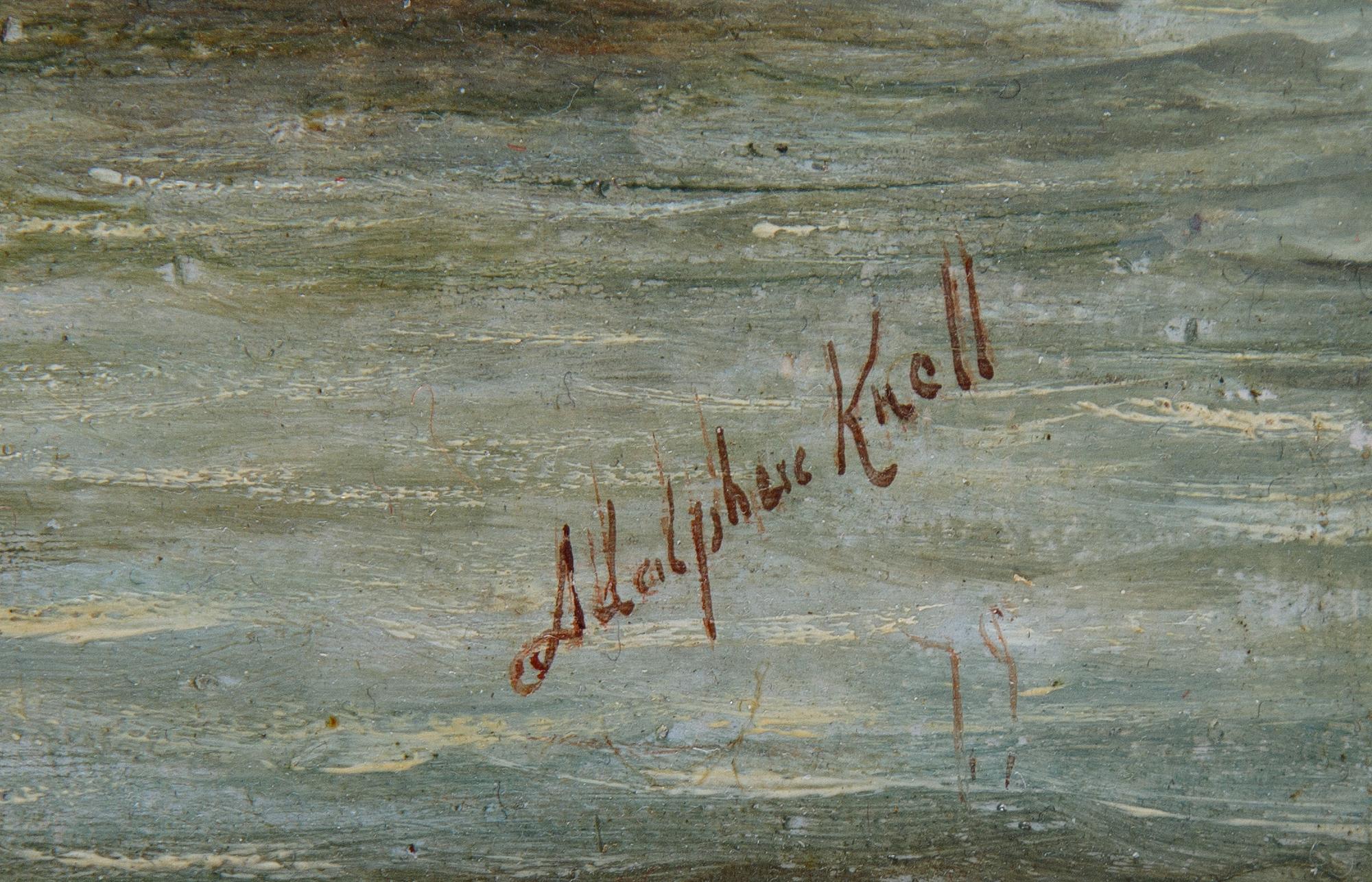 Adolphus Knell, a pair. Signed. Panels, 39 x 21 cm each.