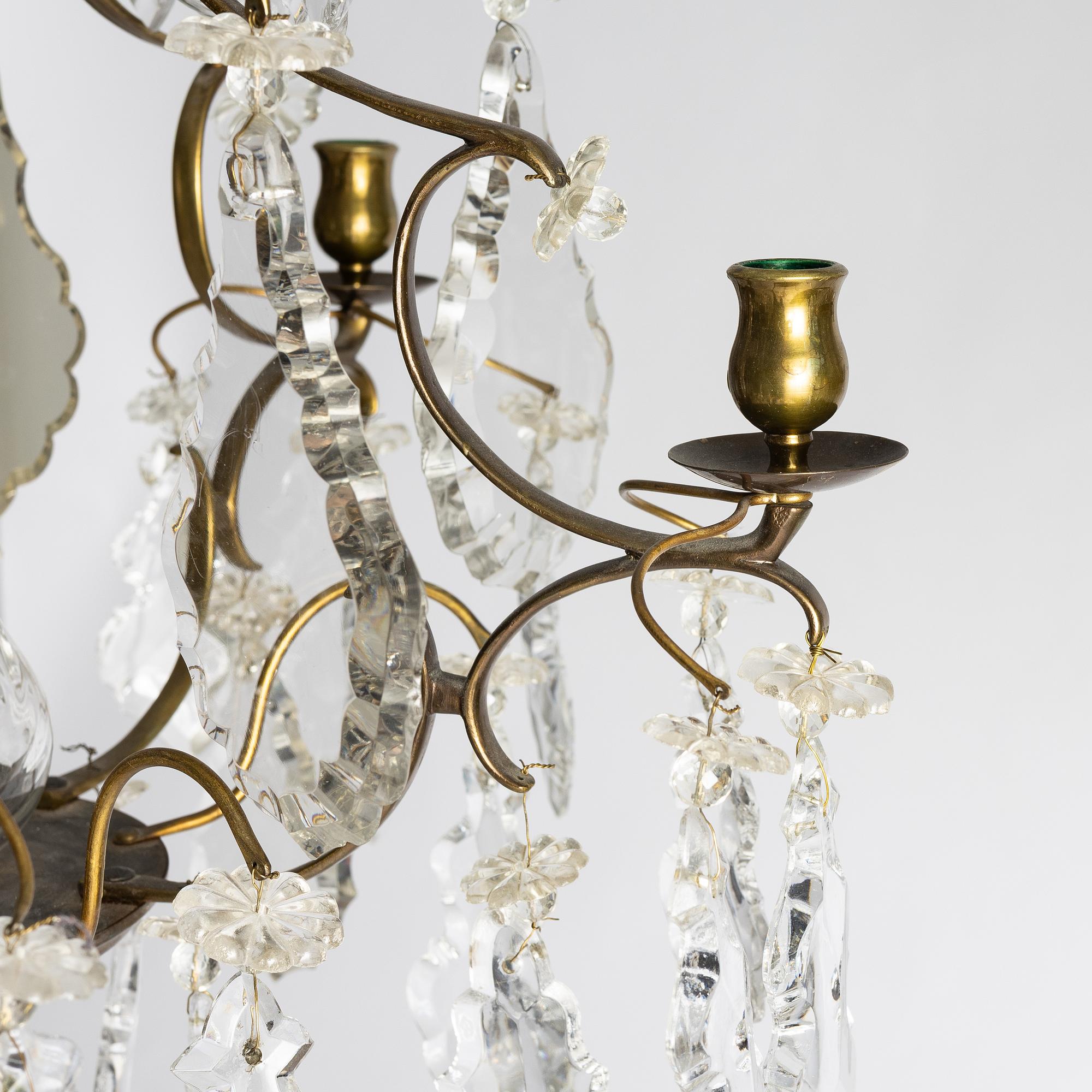 Chandelier, Rococo style, first half of the 20th century.