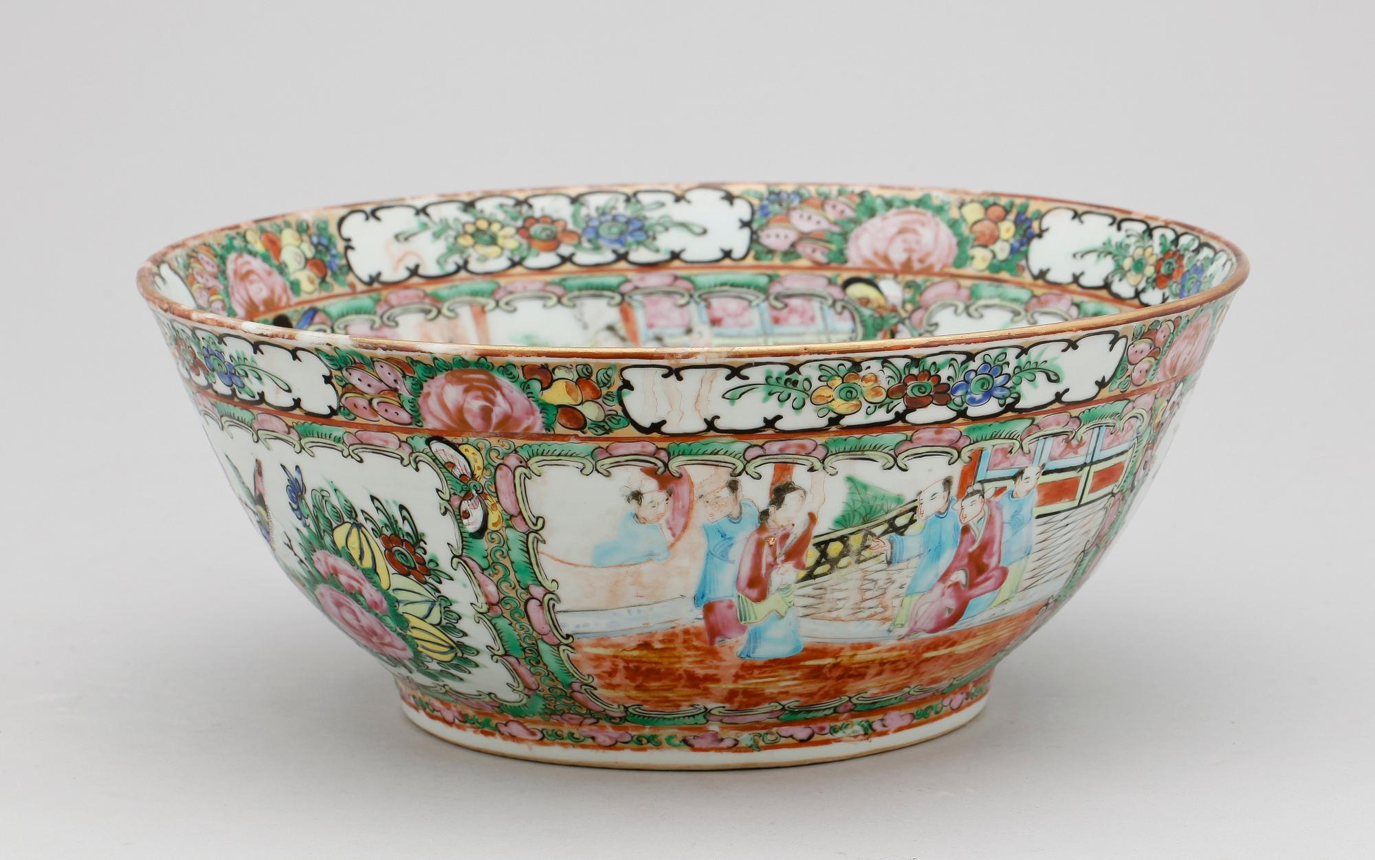 SKÅL, porslin, Kina omkring sekelskiftet 1900.