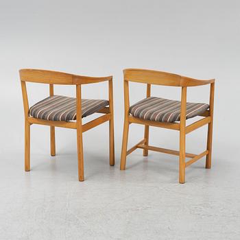 Carl-Axel Acking, a pair of oak 'Tokyo' chairs, Triva, Nordiska Kompaniet.