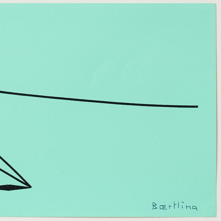 Olle Baertling, silkscreen in colours, 1967-68, signed 3/300.