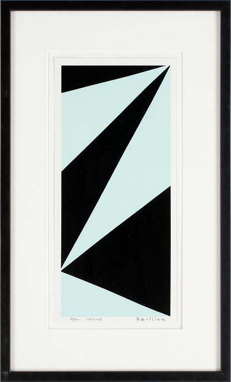 OLLE BAERTLING, färgserigrafi, signerad och daterad 1959 - 68, numrerad 85/300.