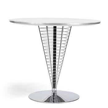 Verner Panton, soffbord, "Wire Cone Table", Fritz Hansen, Danmark, 1988.