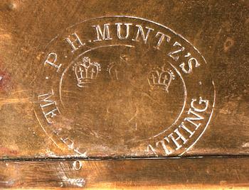 SKRIN, mässing. P.H Muntz´s. 1800/1900-tal.