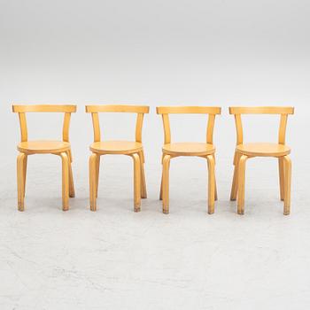 Alvar Aalto, chairs, 4 pcs, model 69, Artek, Finland, second half of the 20th century.