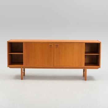 A "Korsör" teak sideboard by IKEA.