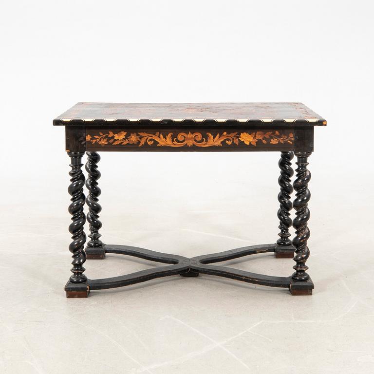 Table, Baroque style, late 19th century.