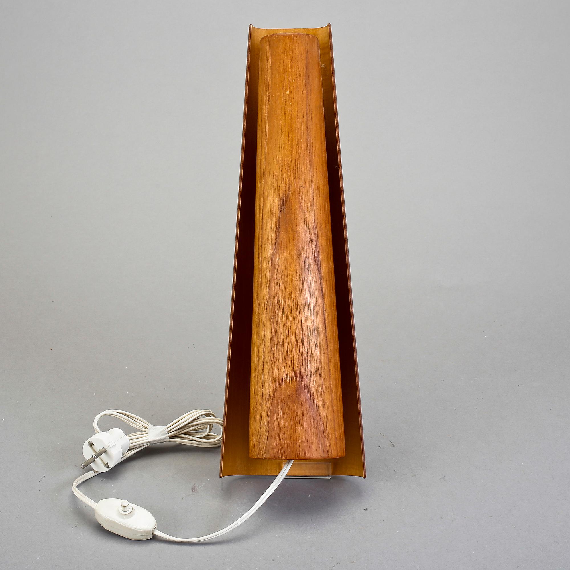 VÄGGLAMPA, teak, trol Danmark, 1950-/60-tal.