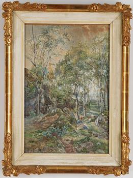 Anna Gardell-Ericson, watercolour, signed.