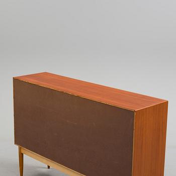 A second half of the 20th century teak veneered sideboard by Bertil Fridhagen, Bodafors, Sweden.