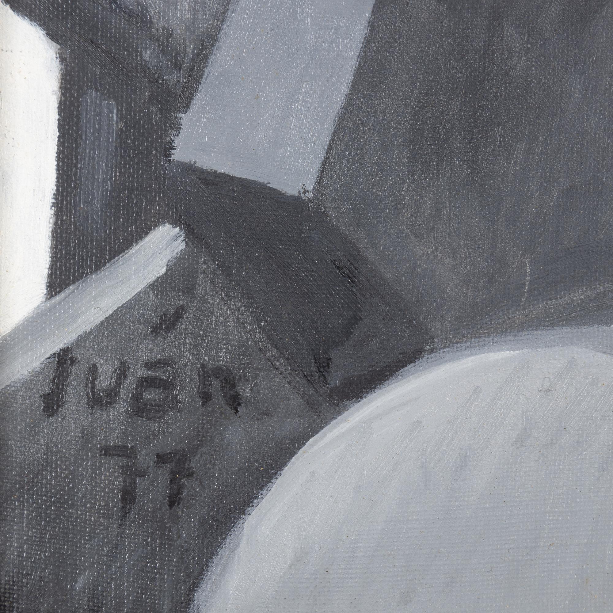 Iván Grünewald, olja på duk, signerad och daterad 1977.