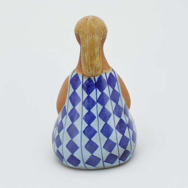 FIGURINER, 2 st, stengods, Lisa Larson, stämpelsignerad resp signerad.