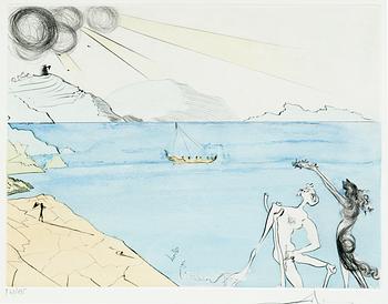 608. Salvador Dalí, "THE LAURELS OF HAPPINESS".