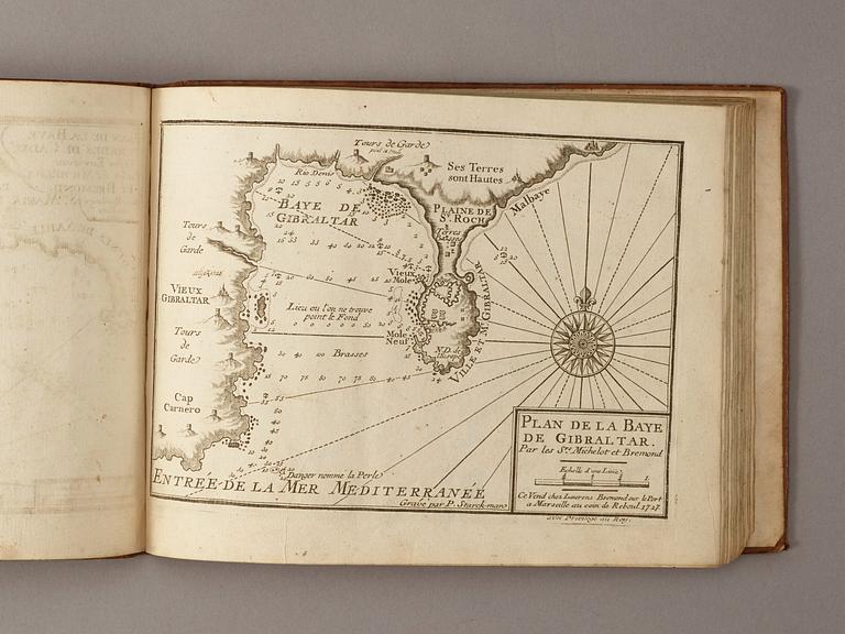 HENRI MICHELOT & LAURENT BRÉMOND, Recüeil de Plusieurs Plans des Ports et Rades de la mer Mediterranée, 1727-32.