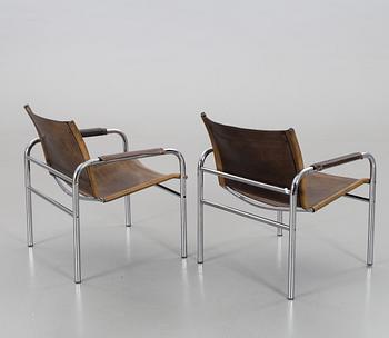 A PAIR OF ARMCHAIRS "KLINTE" BY TORD BJÖRKLUND FOR IKEA.