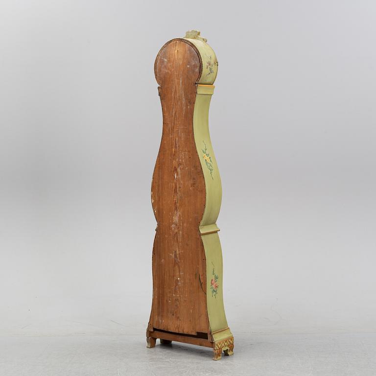 A Swedish longcase clock, first half of the 19th century.