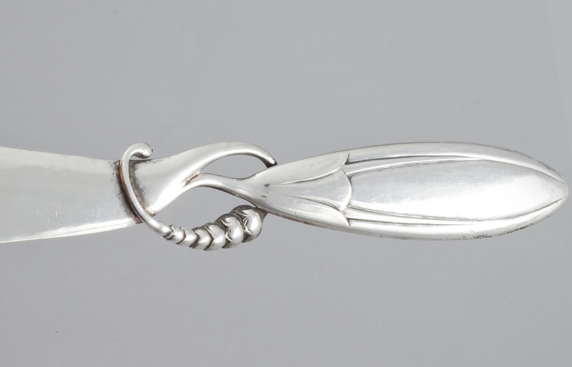 BREVKNIV, silver, Georg Jensen, Danmark, 1926, vikt 54 gram.