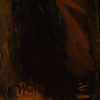 Alf Wallander, oil on canvas/paper-panel, signed.