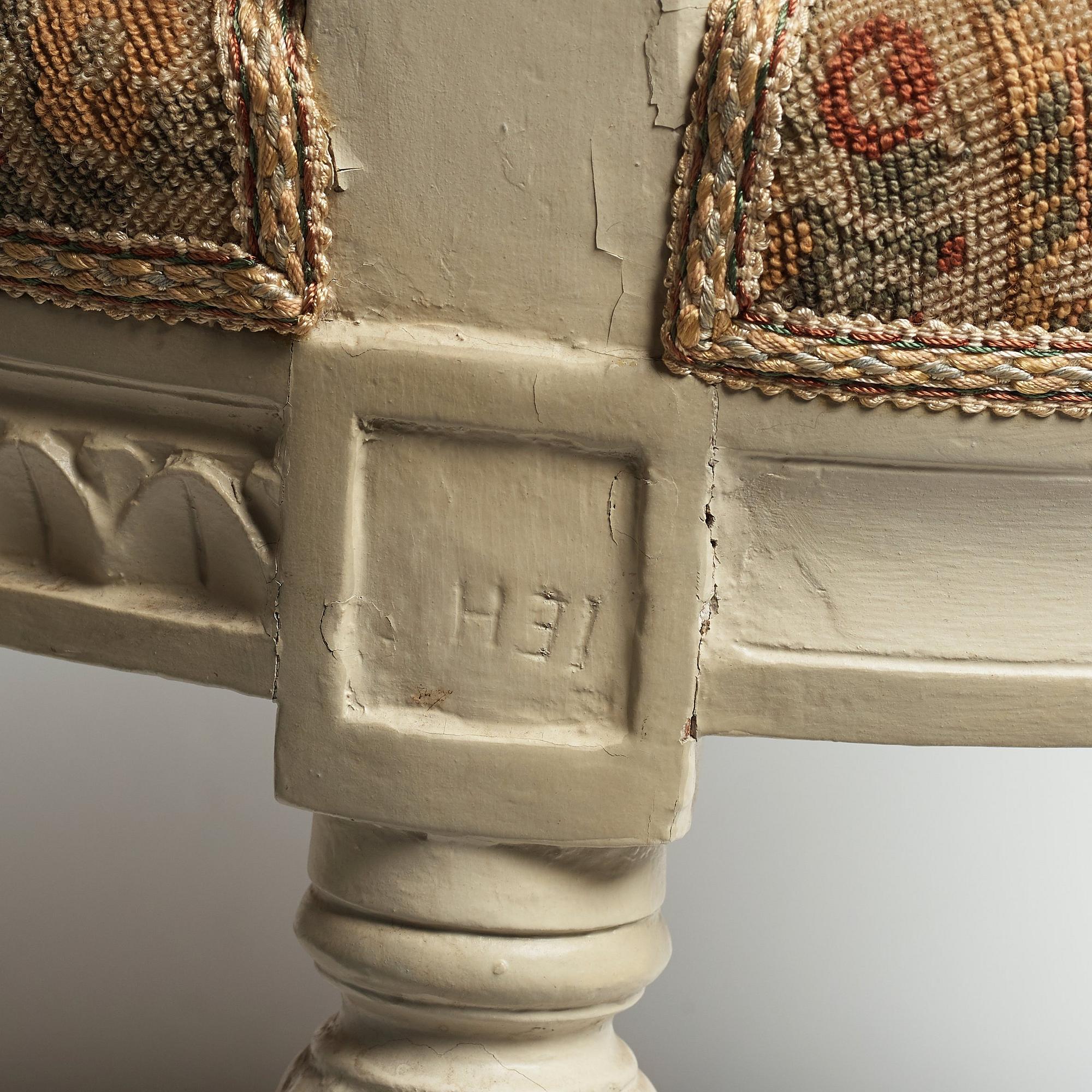 Ten matched Gustavian chairs, late 18th century.