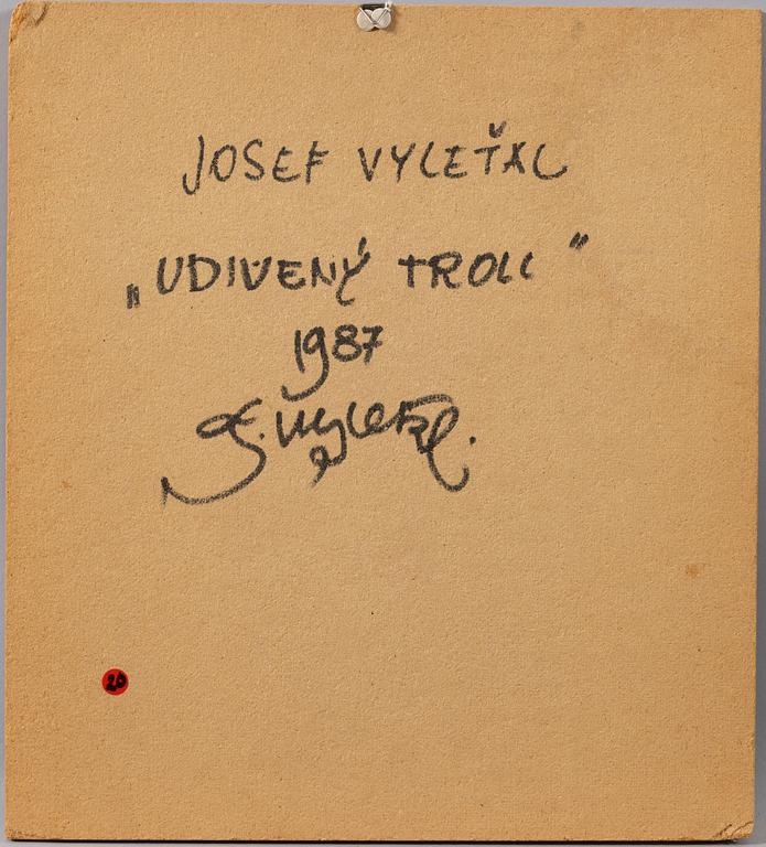 Josef Vylet'al, "Udiveny troll" (skadad).