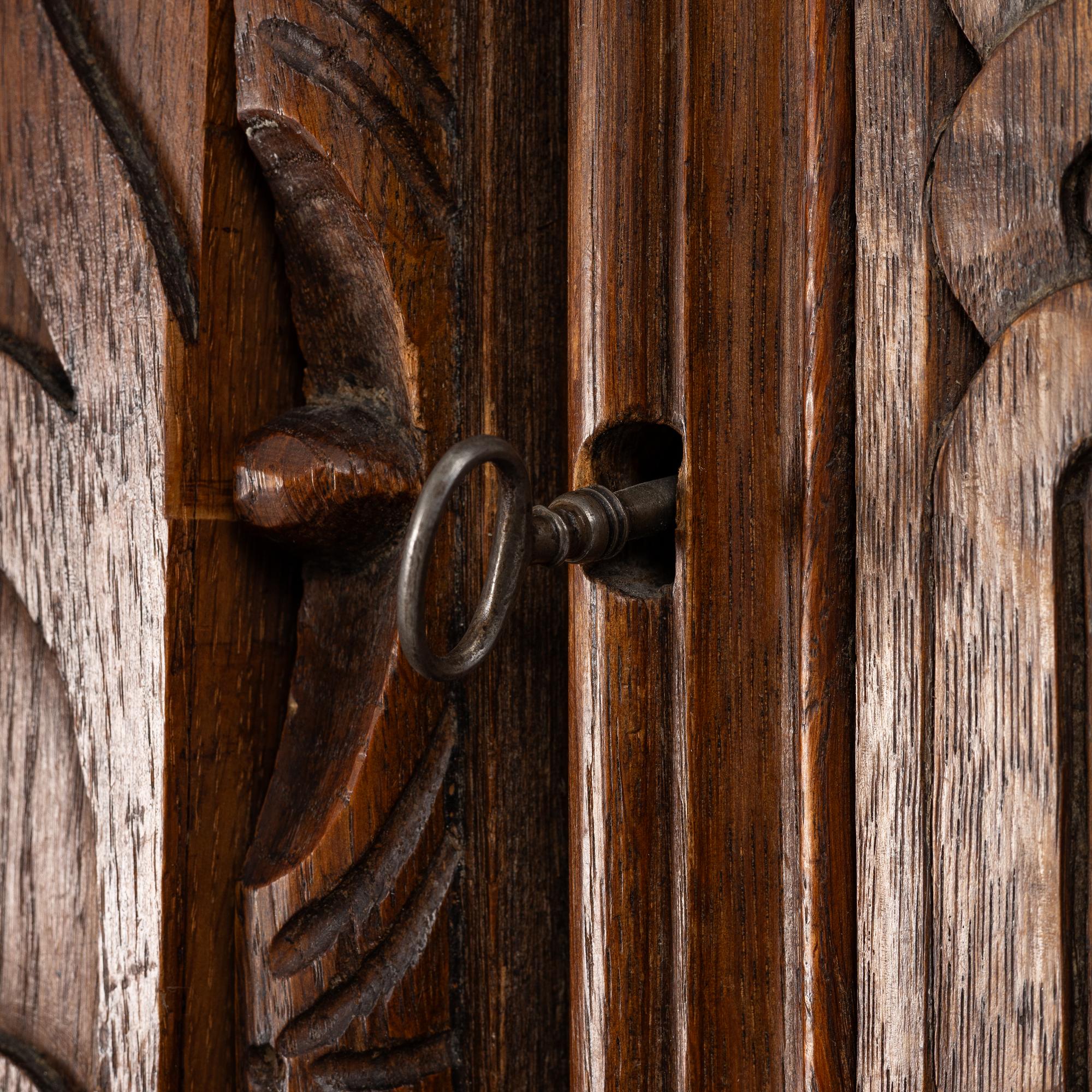 Skåp, barockstil, 1800-tal.