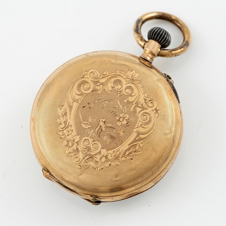 Ladie's watch, pocket watch, 29 mm.