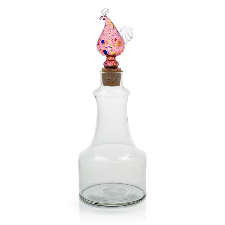 Kaj Franck, a decanter signed K. Franck, Nuutajärvi Notsjö -63.