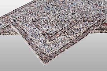 A carpet, Nain, 9 LAA, part silk, ca  484 x 335 cm.
