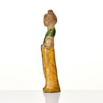 Figuriner, lergods. Sui/Tangdynastin.