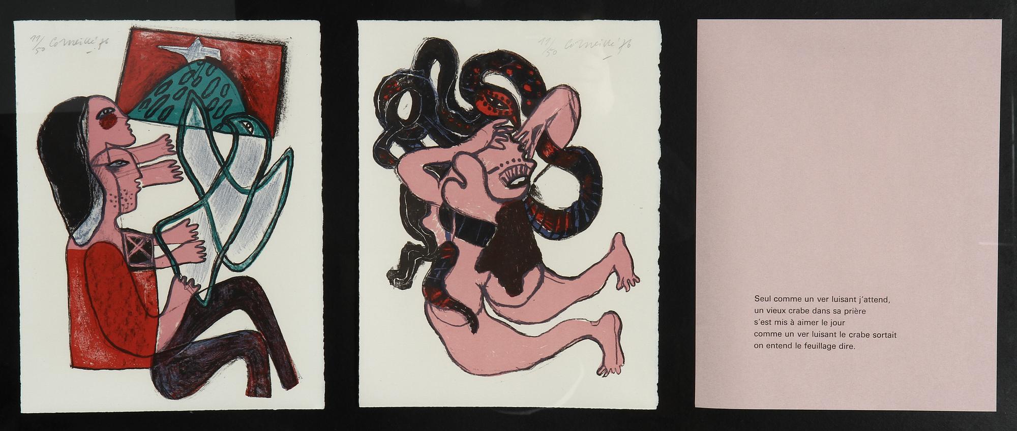 BEVERLOO CORNEILLE, litografier, 8 st, sign o numr 11/50.