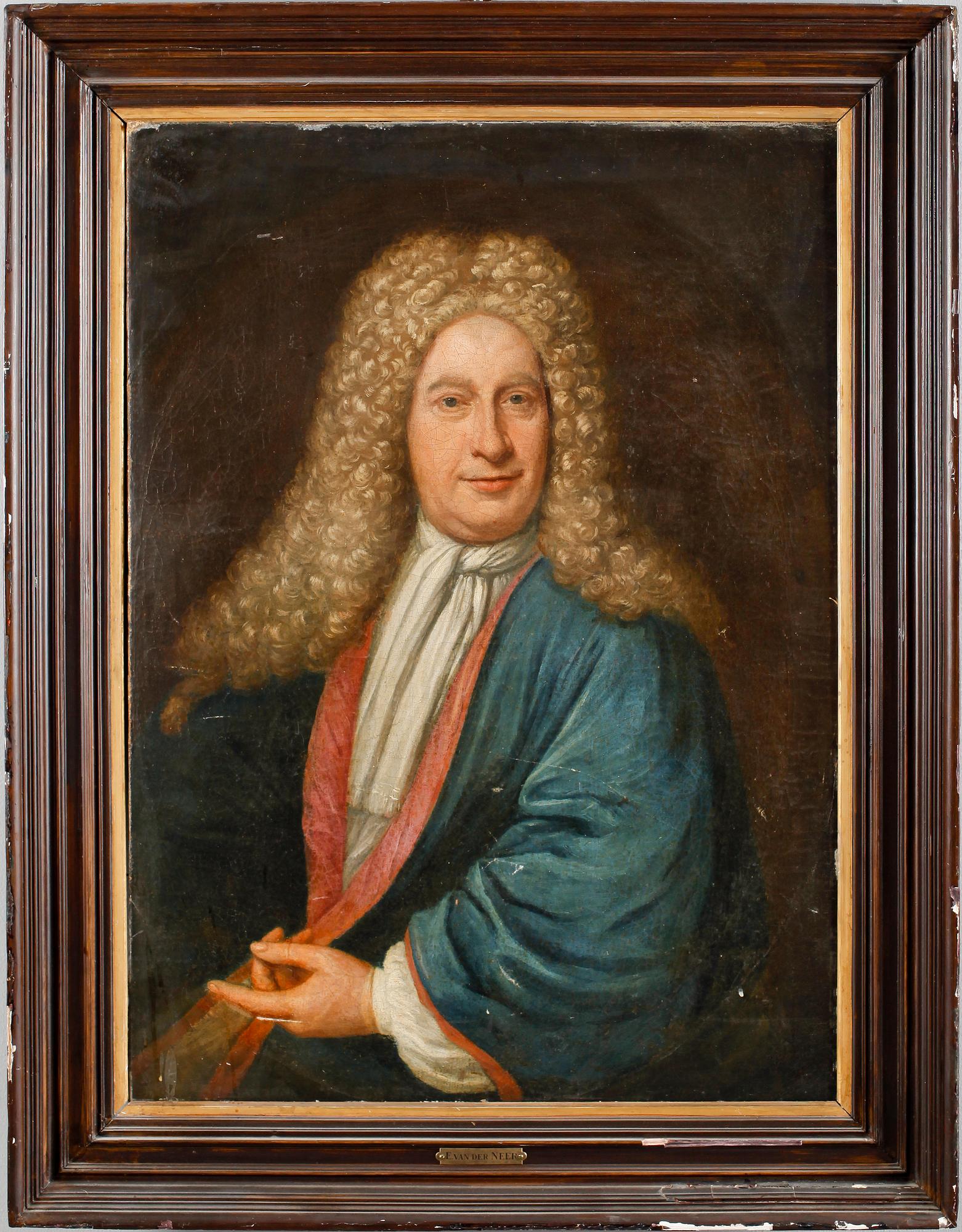 OKÄND KONSTNÄR, olja på duk, uppfodrad, 1600-/1700-tal.