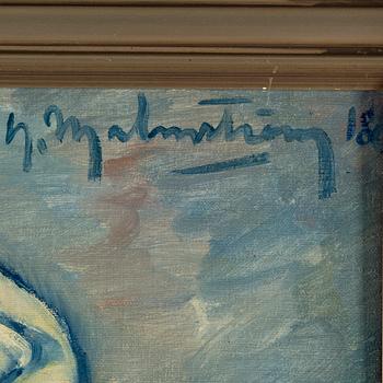 HENNING MALMSTRÖM, oil on canvas, signed and dated -18.