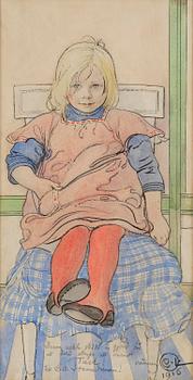 808. Carl Larsson, ”En Unge” ("A Child").
