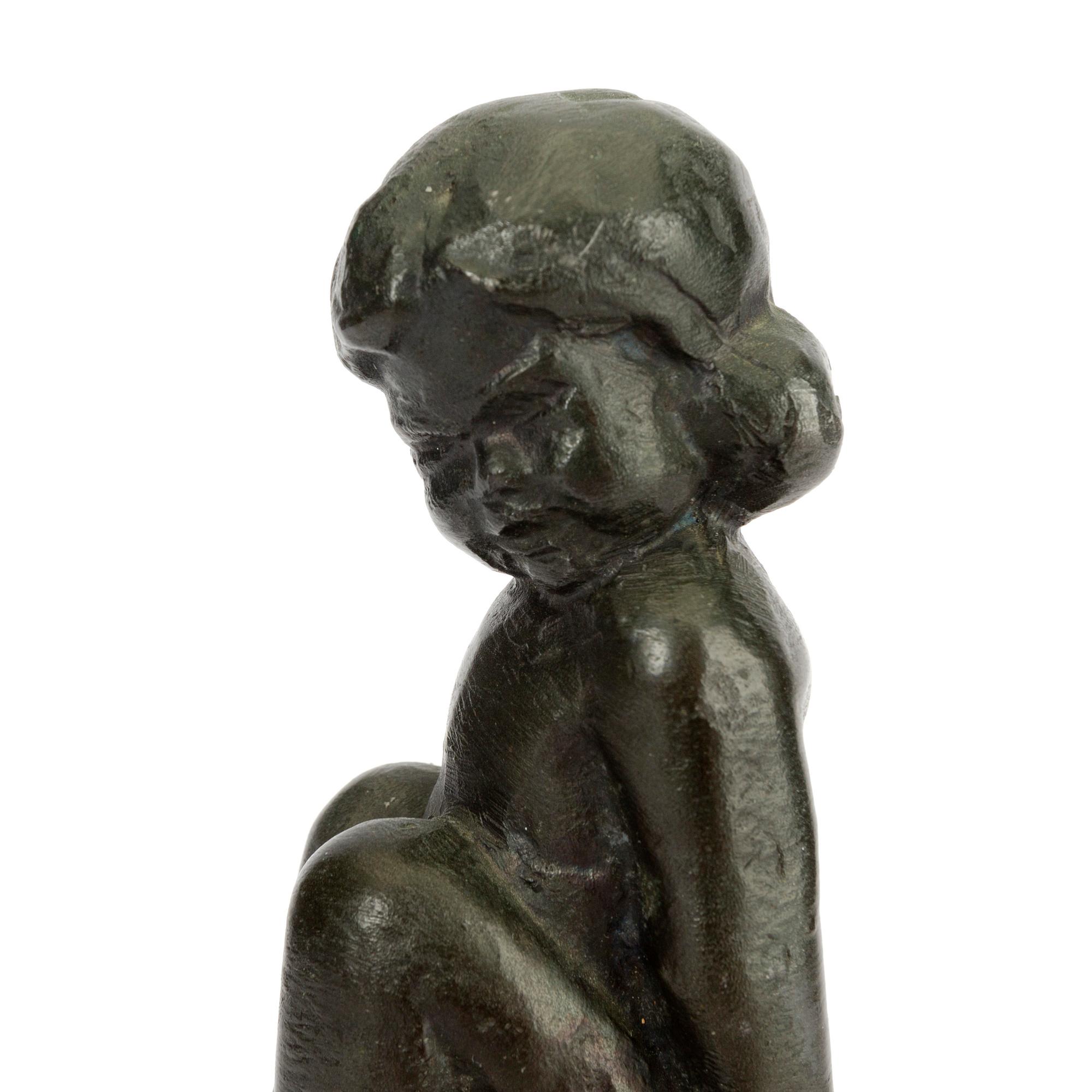 Carl-Einar Borgström, a signed bronze sculpture.