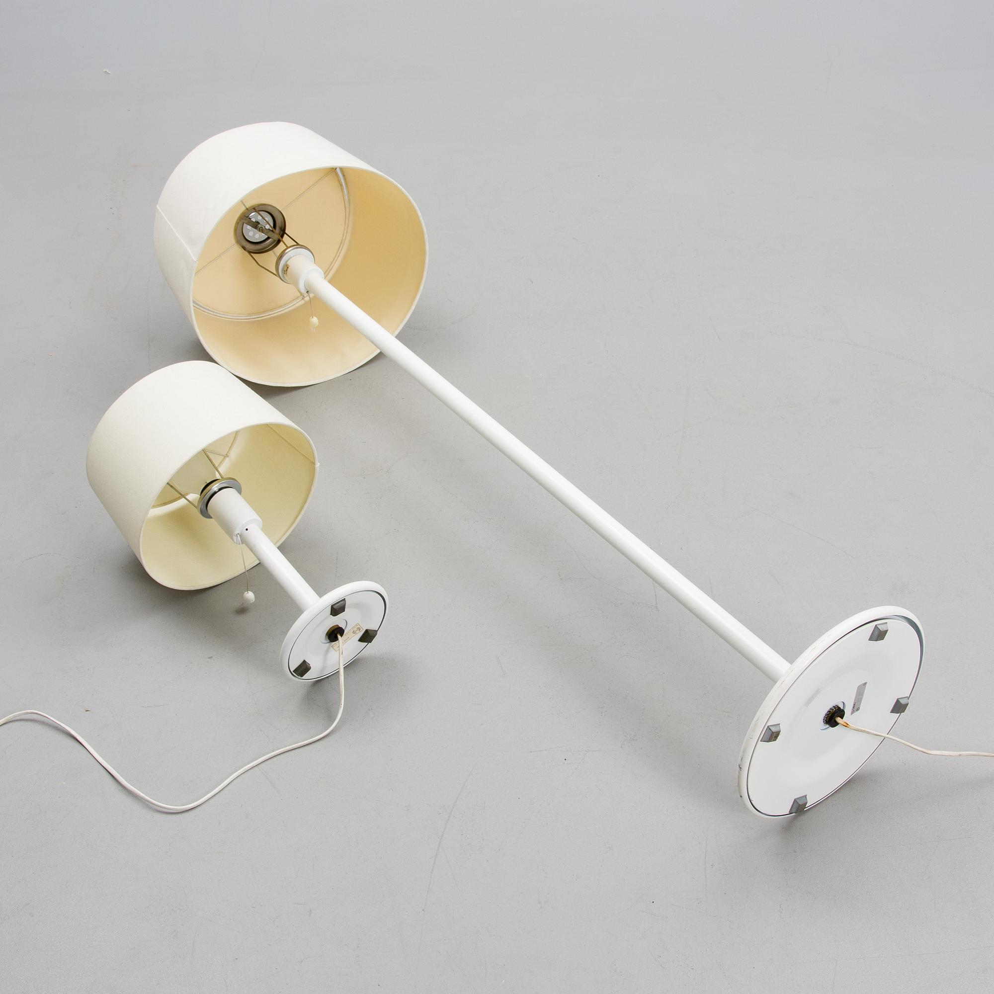 HEIKKI TURUNEN, BORDSLAMPA SAMT GOLVLAMPA, Stockmann Orno.