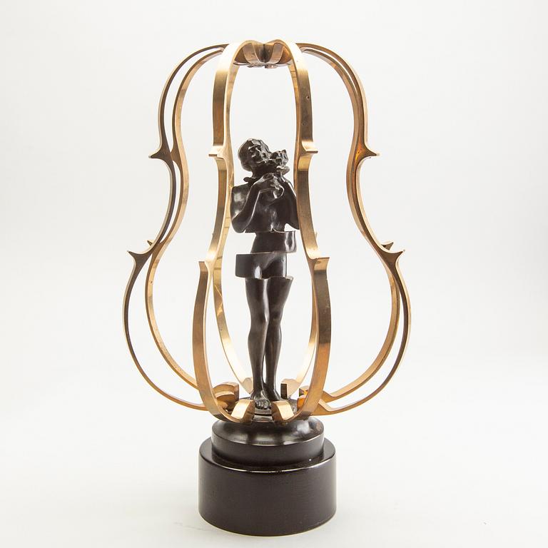 Fernandez Arman, a bronze sculpture signed and numbered 7/100.