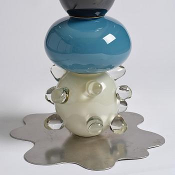 Frida Fjellman, “Totem Buddie no 03”, a unique glass sculpture/vase, Kosta Boda, 2021.