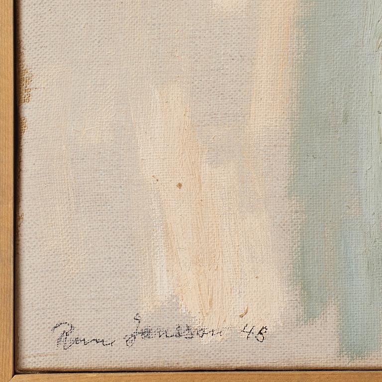 RUNE JANSSON, oil on canvas, signed and dated -48.