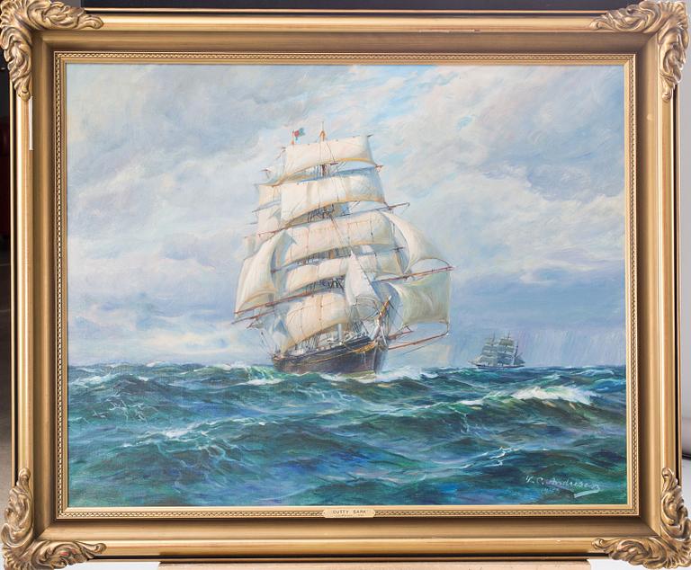 J.C. ANDRESEN, olja på duk. Signerad och daterad 1946.