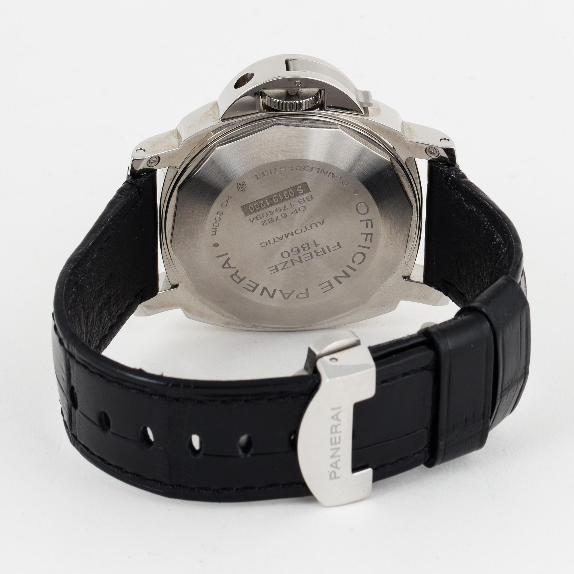 PANERAI Luminor Power Reserve wristwatch 44 mm. Bukowskis