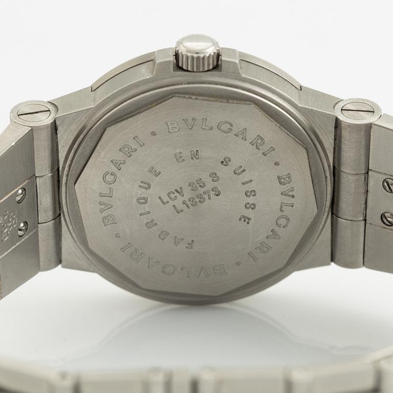 Bvlgari, Diagono, wristwatch, 36 mm.