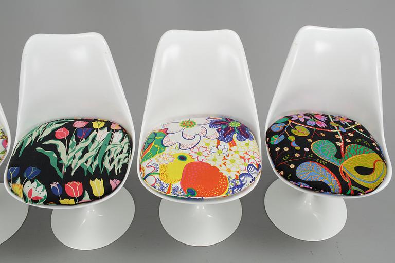 STOLAR, 6 st, "Tulip", Eero Saarinen, Knoll International, inköpta 2008.