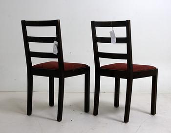 STOLAR, ett par, "Typenco", Axel Einar Hjort för Nordiska Kompaniet, brickmärkta.