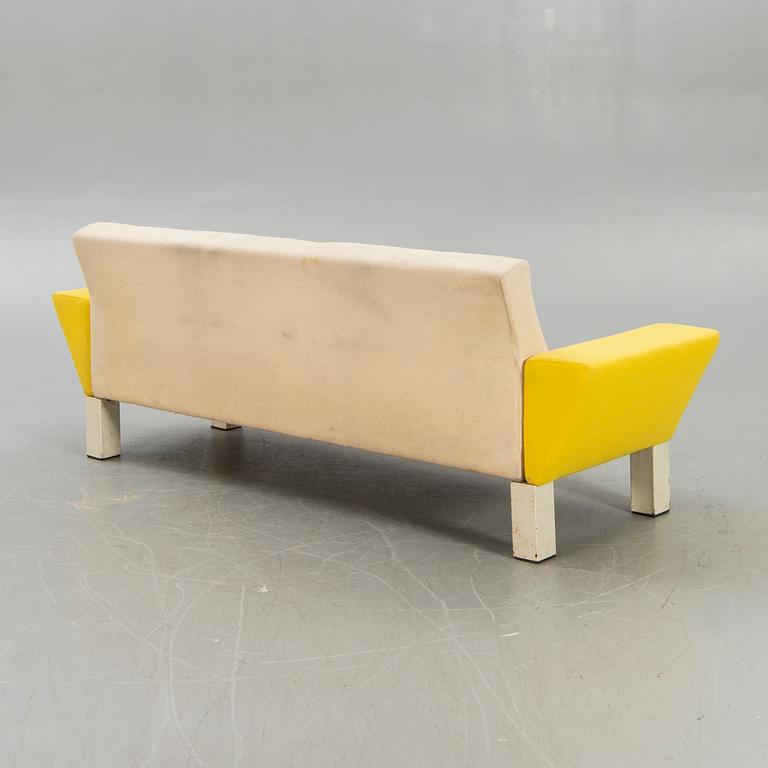 An 1970s Knoll sofa designed by Ettore Sottsass.