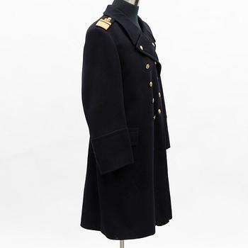 PARADUNIFORM MED TILLBEHÖR, Finland, för marinofficer, 1900-talets mitt-andra hälft.